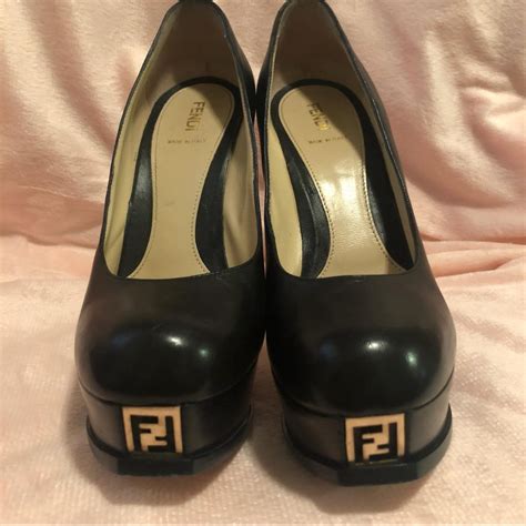 fendi fendista platform pump replica|Fendi Fendista Platform Pumps .